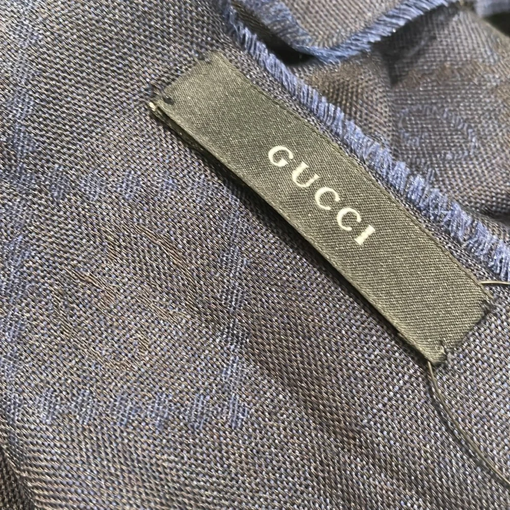 Gucci wool GG scarf